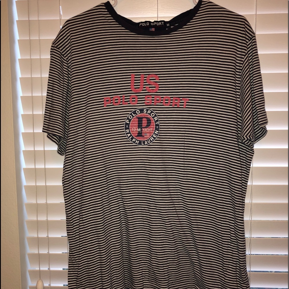 Vintage Polo Sport Yacht Challenge Striped Shirt